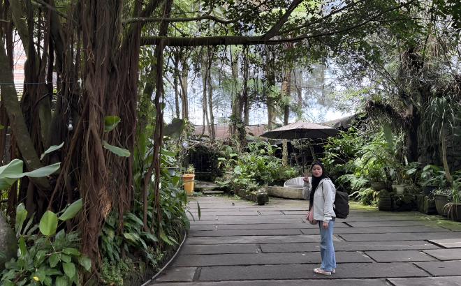 Inside hotel Kalang Ulu Berastagi
